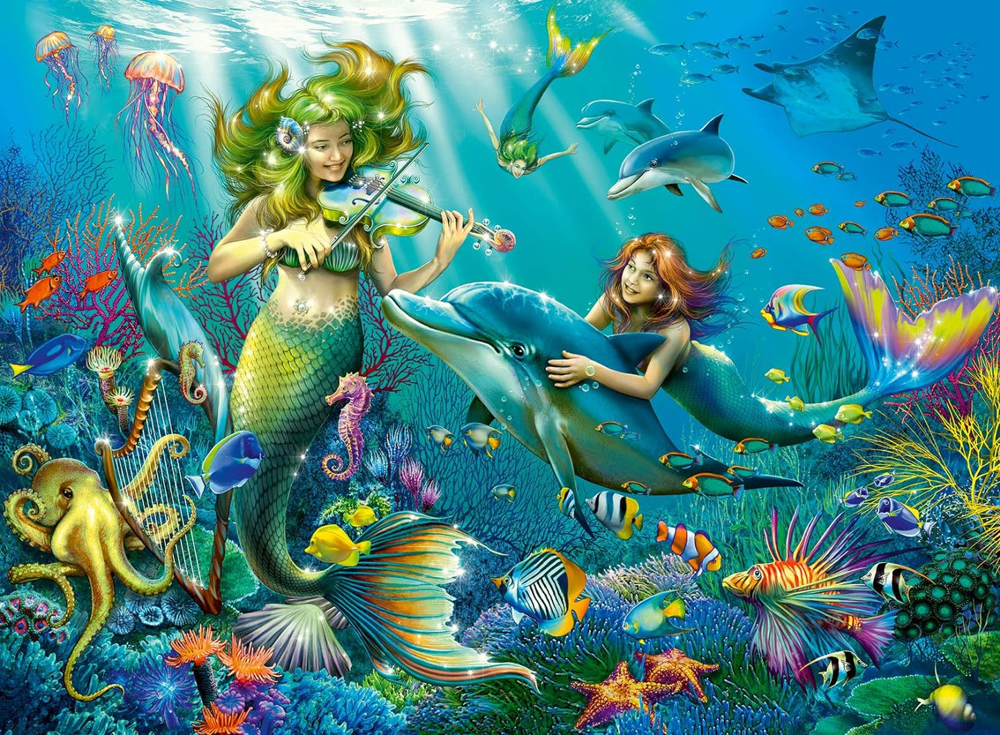 Víz alatti Szépségek Ravensburger 100 darabos kirakó puzzle (RA - 12872) - puzzlegarden