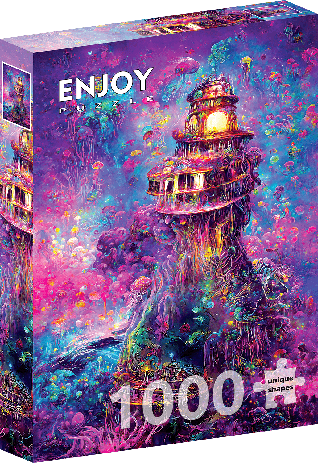 Víz alatti világítótorony Enjoy 1000 darabos kirakó puzzle (EN - 2216) - puzzlegarden
