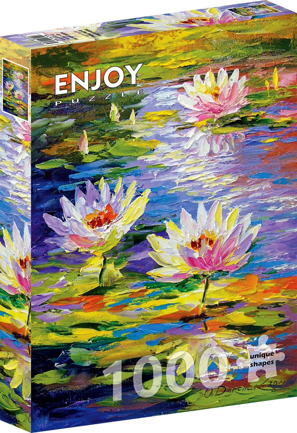 Vizililiomok a Tóban Enjoy 1000 darabos kirakó puzzle (EN - 1847) - puzzlegarden