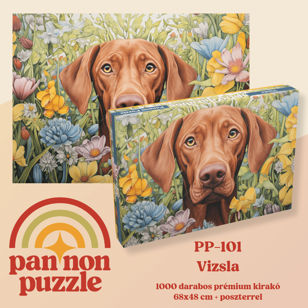 Vizsla Pannon Puzzle 1000 darabos kirakó puzzle (PP - 101) - puzzlegarden