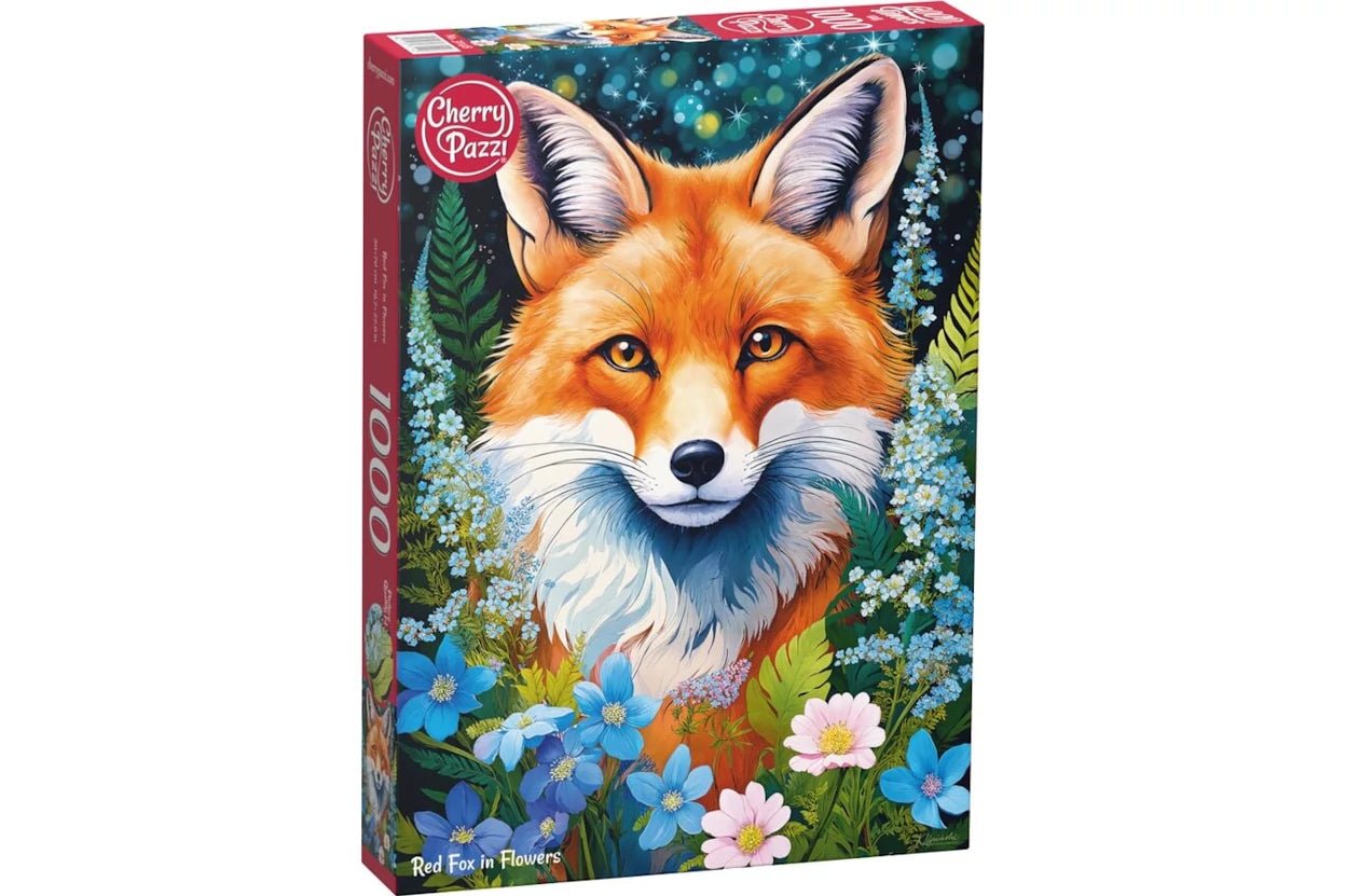 Vörös róka virágok közt Cherry Pazzi 1000 darabos kirakó puzzle (CP - 31148 5903728731148) - puzzlegarden