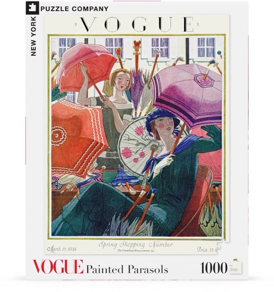 Vogue - Színes Napernyők New York Puzzle Company 1000 darabos kirakó puzzle (NYPC - NPZVG2404) - puzzlegarden