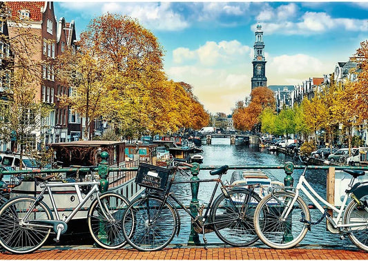 Wanderlust: Ősz Amszterdamban, Hollandia Trefl Prime 1000 darabos kirakó puzzle (TR - 10702) - puzzlegarden