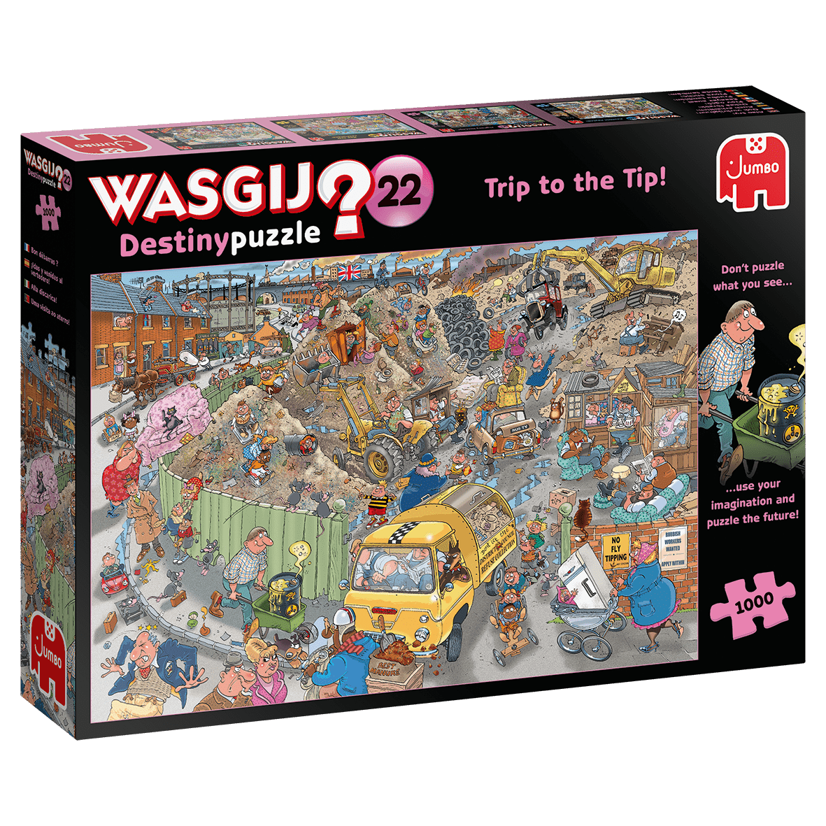 Wasgij? - Destiny 22 - Az Építkezés! Jumbo 1000 darabos kirakó puzzle (JU - 25001) - puzzlegarden