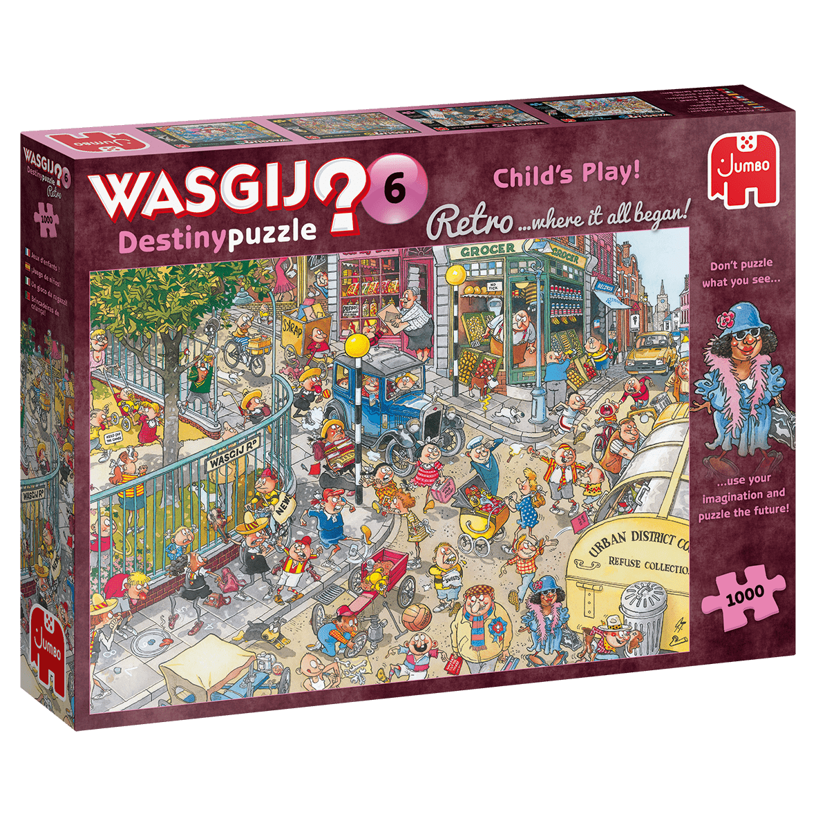 Wasgij? - Destiny 6 - Gyerekjáték! Jumbo 1000 darabos kirakó puzzle (JU - 25015) - puzzlegarden