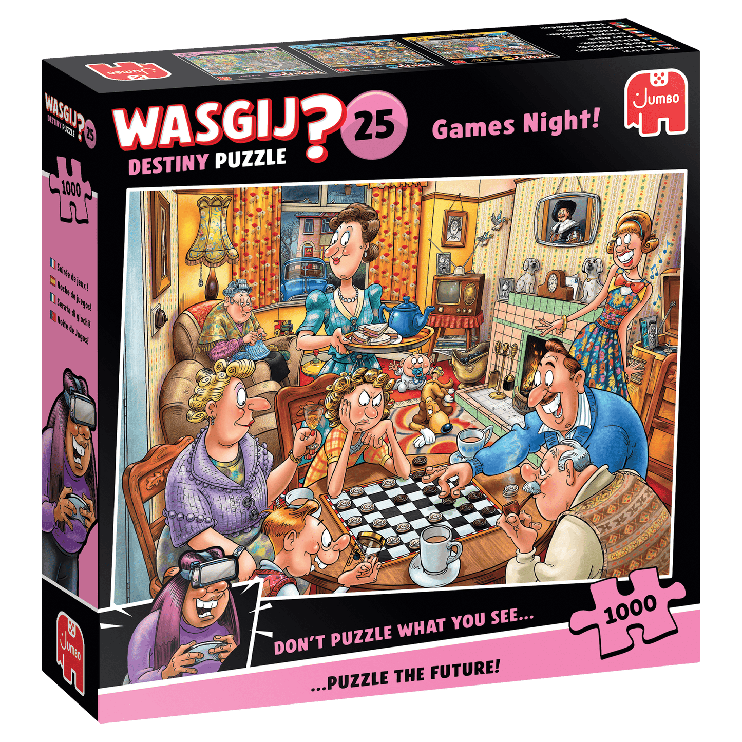 Wasgij? - Destiny Puzzle Nr. 25 - Játékest! Jumbo 1000 darabos kirakó puzzle (JU - 1110100594) - puzzlegarden