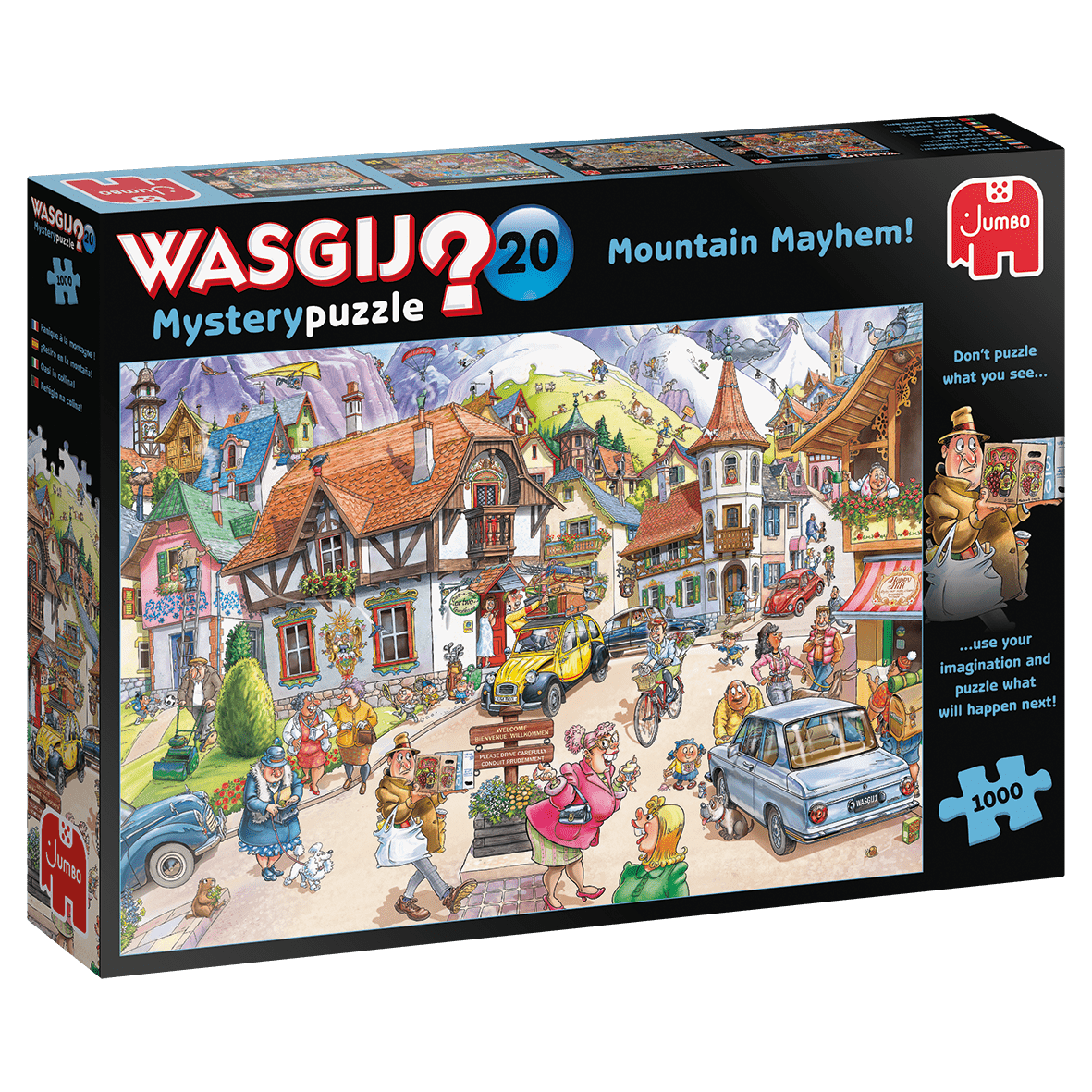 Wasgij? - Mystery 20 - Kisváros a hegyekben Jumbo 1000 darabos kirakó puzzle (JU - 25002) - puzzlegarden