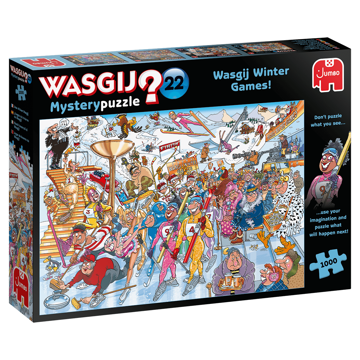 Wasgij? - Mystery 22 - Téli sportok Jumbo 1000 darabos kirakó puzzle (JU - 25012) - puzzlegarden