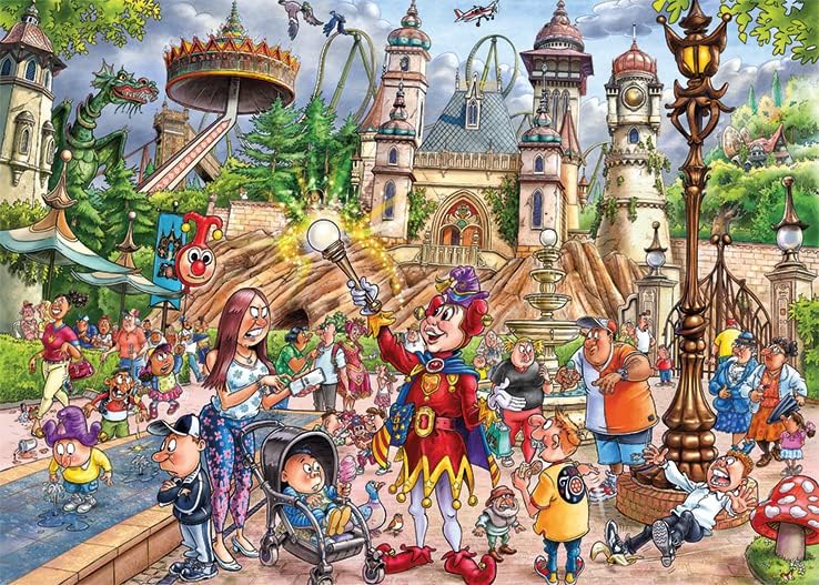 Wasgij? - Mystery Puzzle Efteling - Csodák világa! Jumbo 1000 darabos kirakó puzzle (JU - 25021) - puzzlegarden