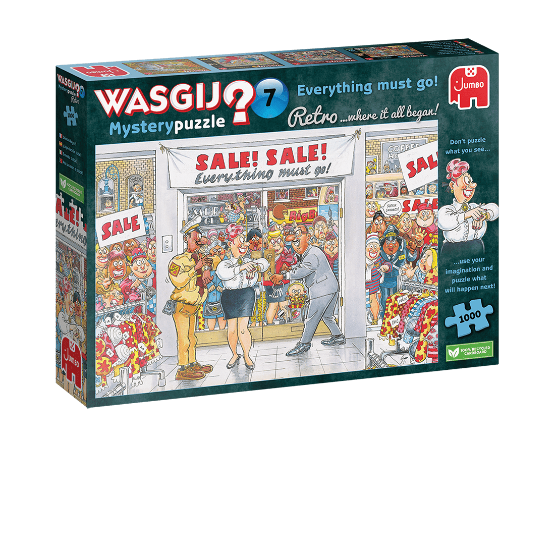 Wasgij? - Mystery Puzzle Nr. 7 - Kiárusítás! Jumbo 1000 darabos kirakó puzzle (JU - 1110100018) - puzzlegarden