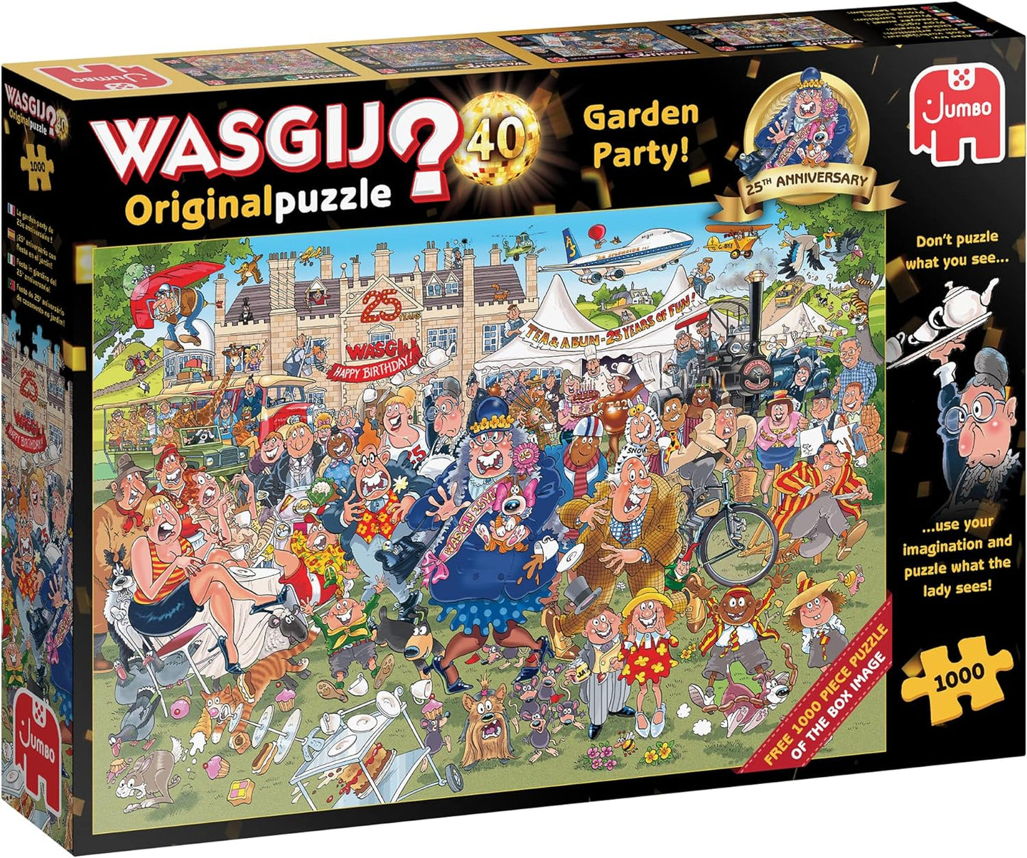 Wasgij? - Original 40 - Kerti Party! - 2x1000 Jumbo 2x1000 darabos kirakó puzzle (JU - 25019) - puzzlegarden
