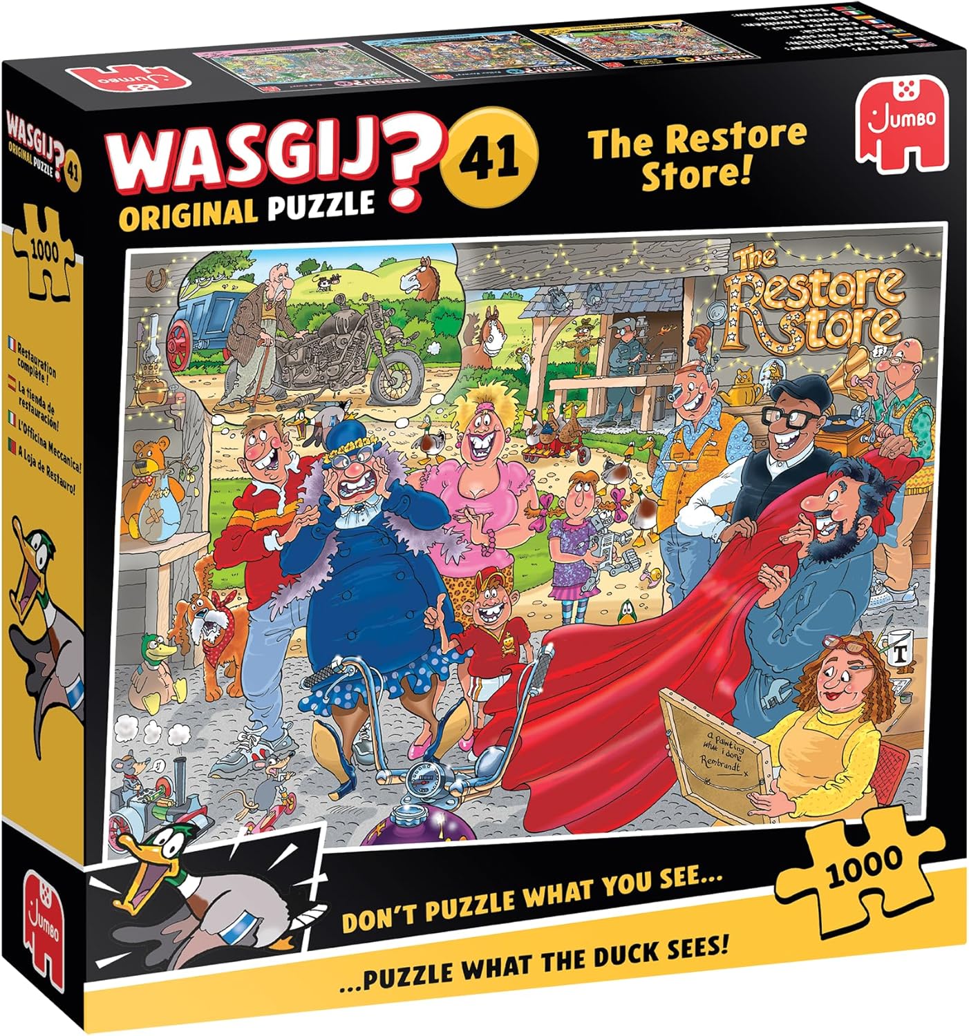 Wasgij? - Original 41 - A restaurátor Jumbo 1000 darabos kirakó puzzle (JU - 1110100583) - puzzlegarden