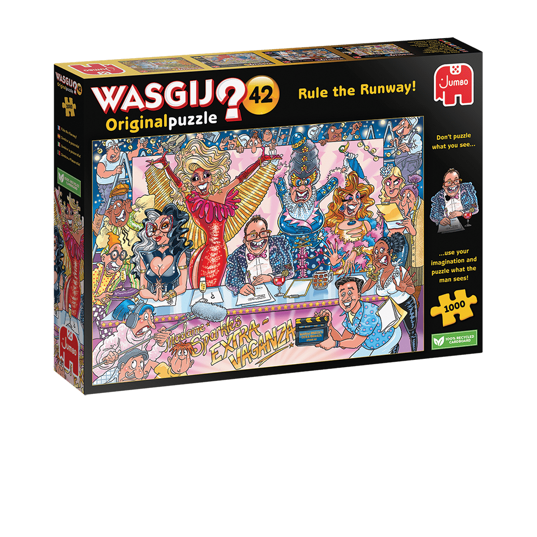 Wasgij? - Original Puzzle Nr. 42 - Uralkodj a kifutón! Jumbo 1000 darabos kirakó puzzle (JU - 1110100013) - puzzlegarden