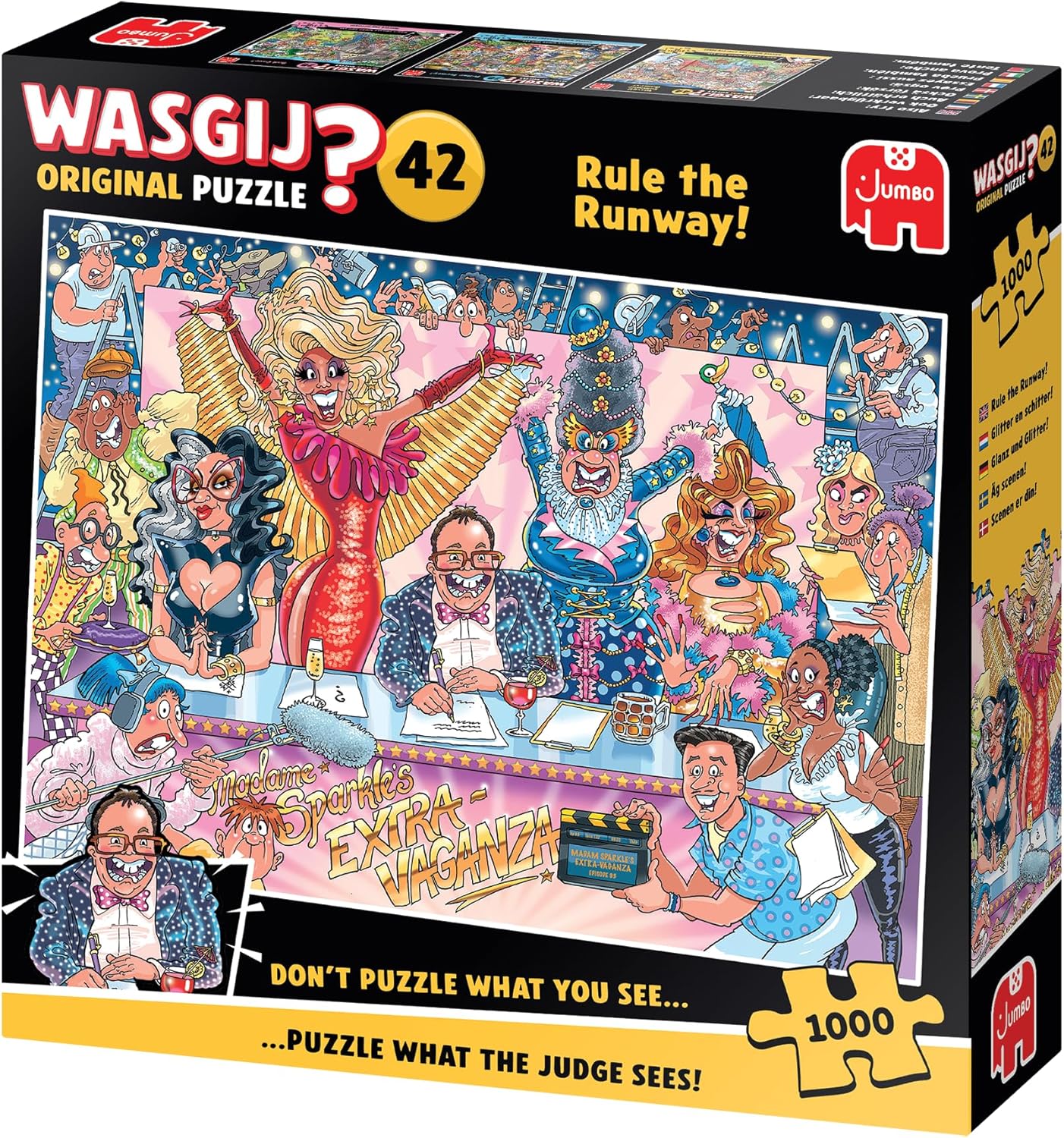 Wasgij? - Original Puzzle Nr. 42 - Uralkodj a kifutón! Jumbo 1000 darabos kirakó puzzle (JU - 1110100584) - puzzlegarden