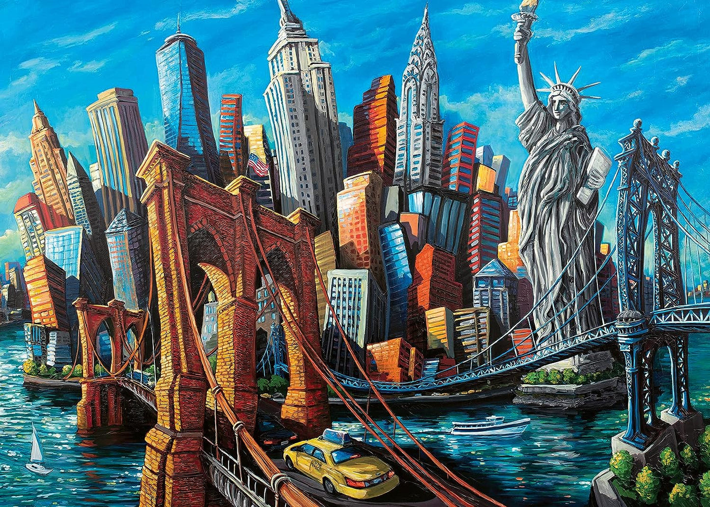 Welcome to New York Ravensburger 1000 darabos kirakó puzzle (RA - 16812) - puzzlegarden