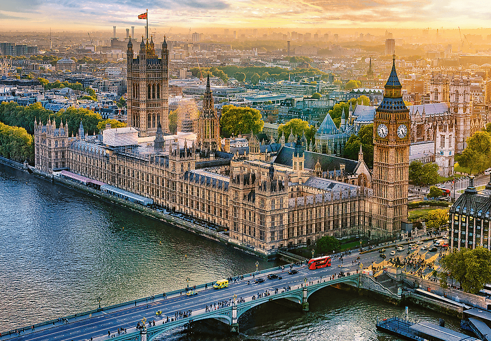 Westminster - palota, London, Anglia Trefl Prime 1000 darabos kirakó puzzle (TR - 10705) - puzzlegarden