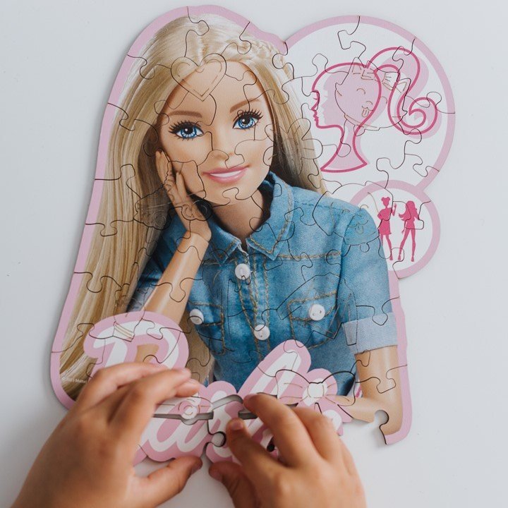 Barbie - FA kirakó Trefl Wood Craft 50 darabos kirakó puzzle (TR - 20201) - puzzlegarden