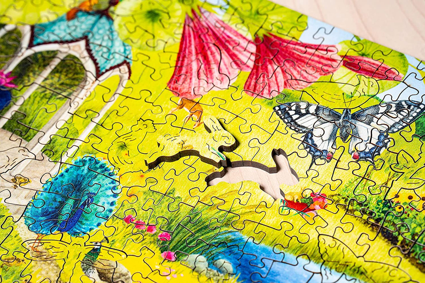 WOODEN - A Kertben - FA kirakó! Ravensburger 500 darabos kirakó puzzle (RA - 17513) - puzzlegarden