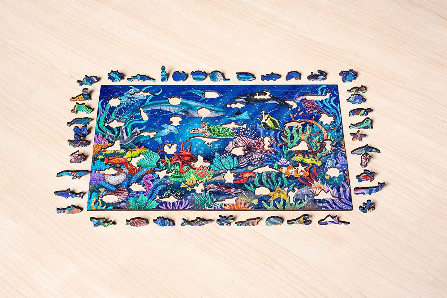 WOODEN - A Tenger Alatt - FA kirakó! Ravensburger 500 darabos kirakó puzzle (RA - 17515) - puzzlegarden