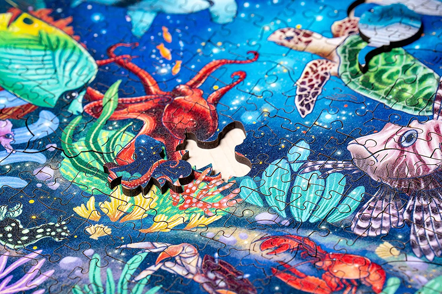WOODEN - A Tenger Alatt - FA kirakó! Ravensburger 500 darabos kirakó puzzle (RA - 17515) - puzzlegarden
