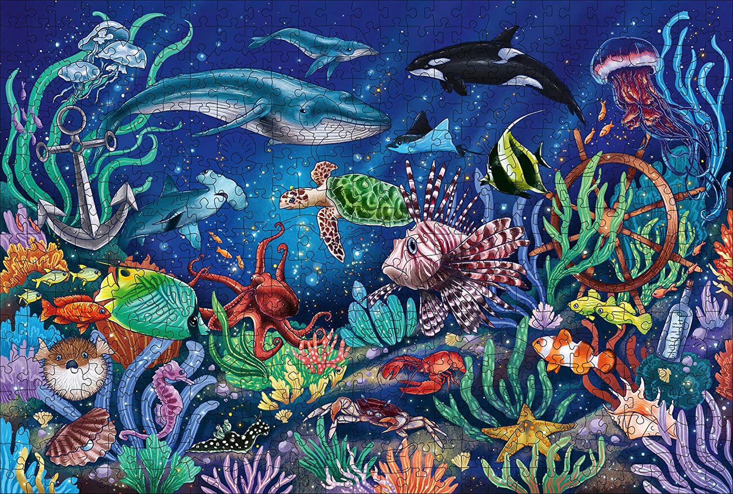 WOODEN - A Tenger Alatt - FA kirakó! Ravensburger 500 darabos kirakó puzzle (RA - 17515) - puzzlegarden