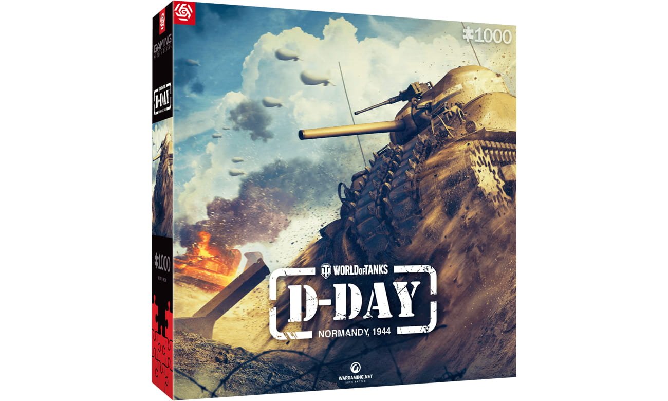 World of Tanks - D - Day, Normandia 1944 Good Loot 1000 darabos kirakó puzzle (GL - 5908305247524) - puzzlegarden