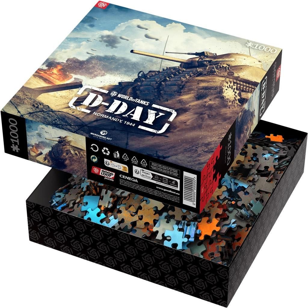 World of Tanks - D - Day, Normandia 1944 Good Loot 1000 darabos kirakó puzzle (GL - 5908305247524) - puzzlegarden