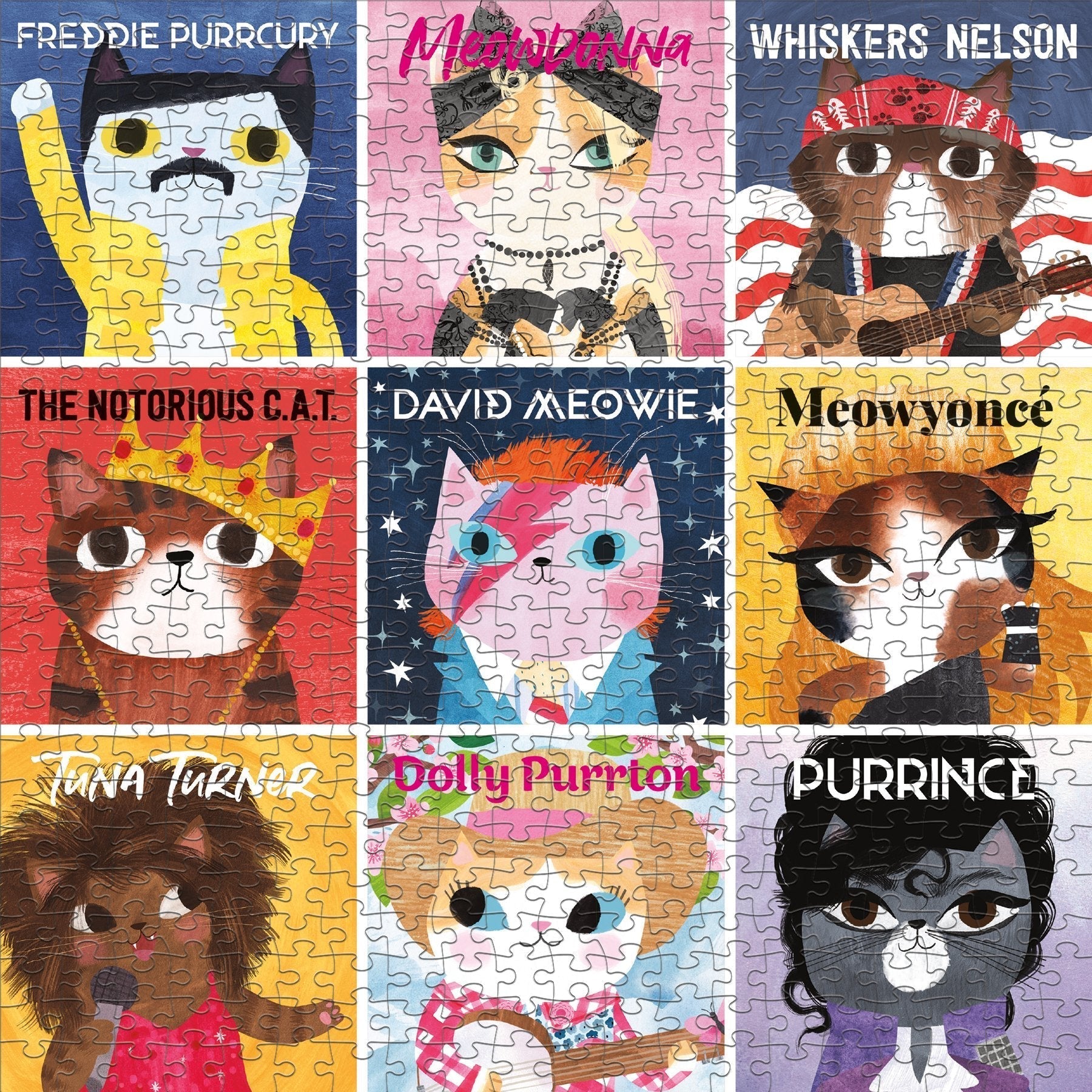 Zenés Macskák Mudpuppy 500 darabos kirakó puzzle (GA - M012121J) - puzzlegarden