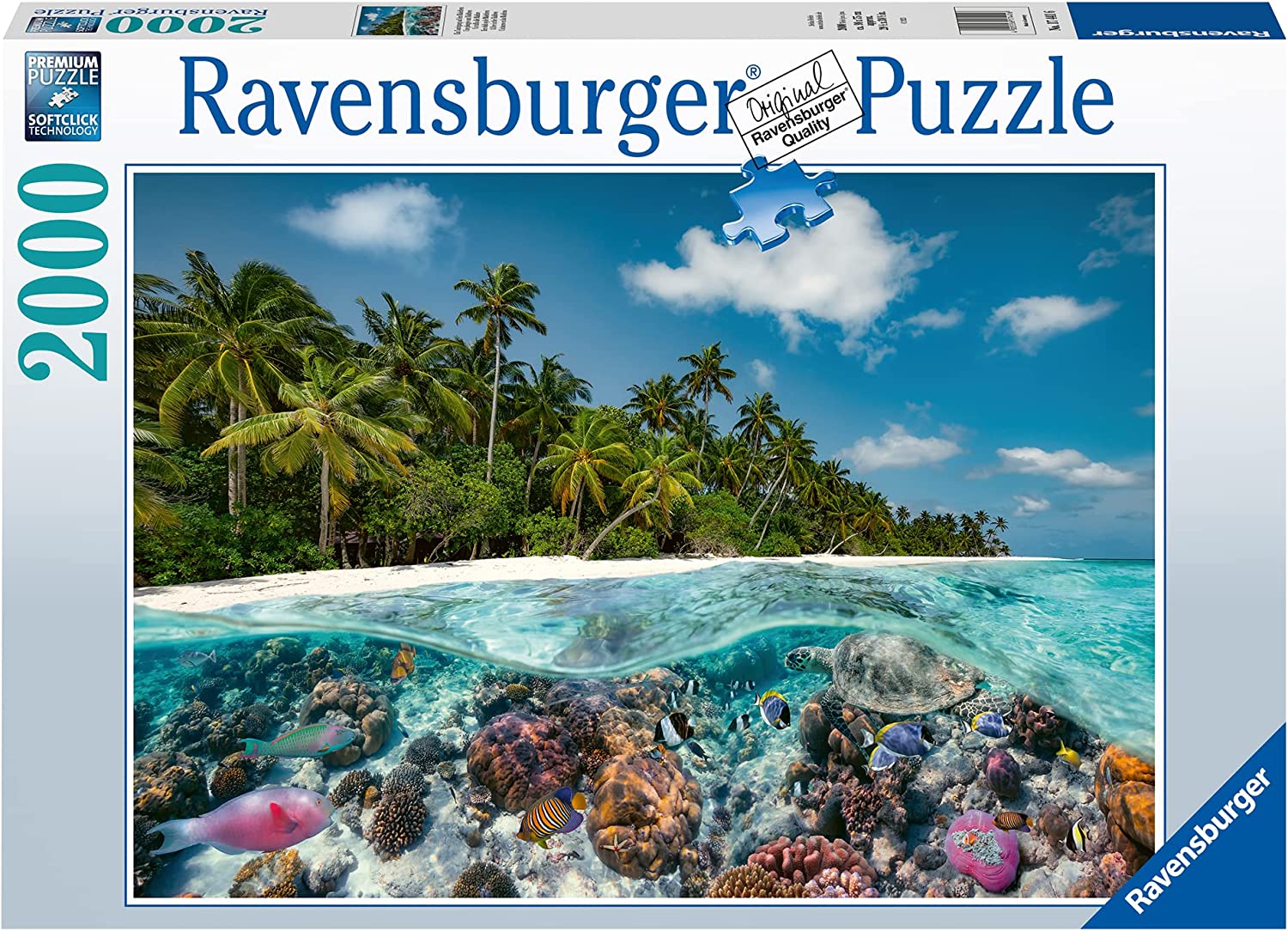 Búvárkodás a Maldív - szigeteken Ravensburger 2000 darabos kirakó puzzle (RA - 17441) - puzzlegarden