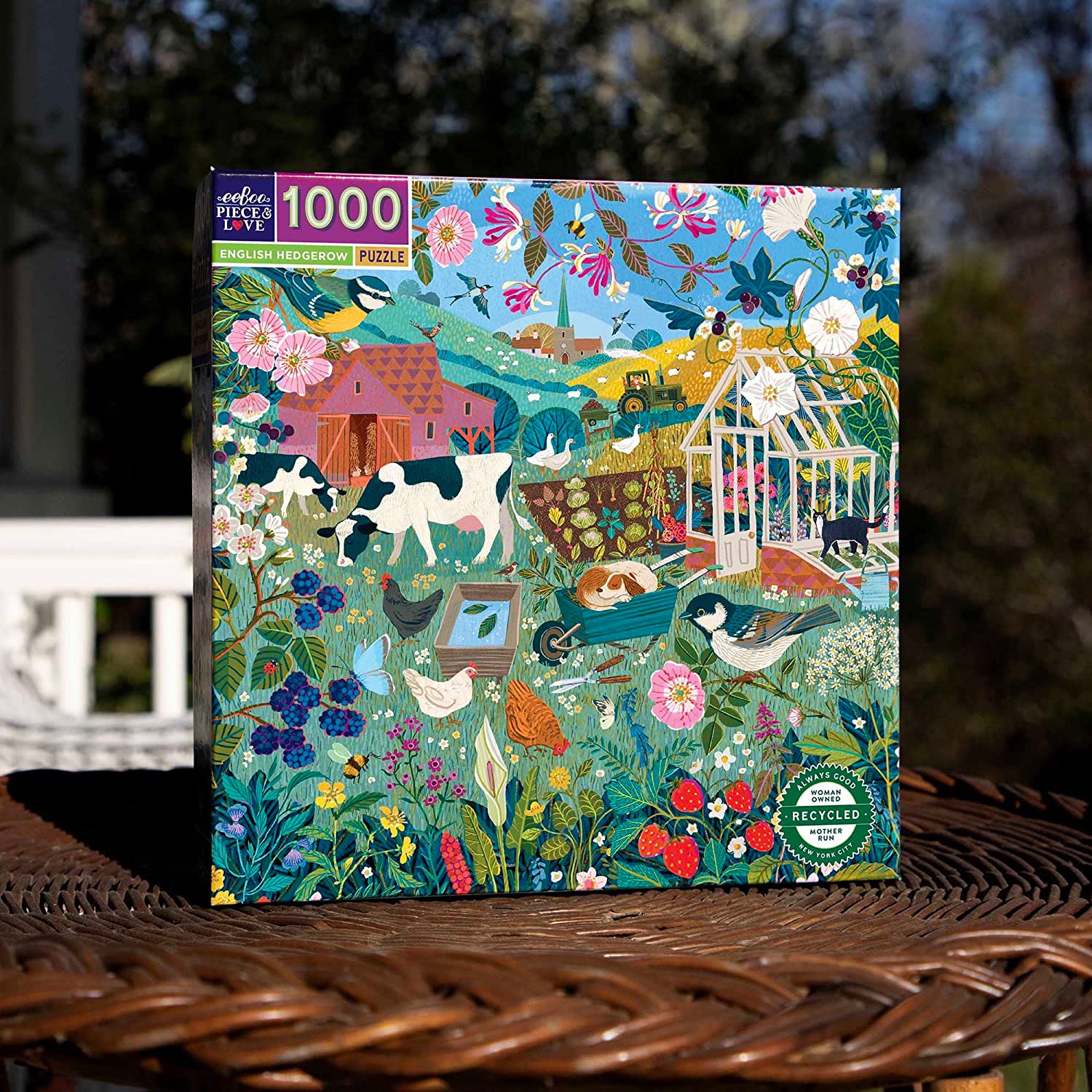 Az Angol Sövény Eeboo 1000 darabos kirakó puzzle (EB - PZTEHG) - puzzlegarden