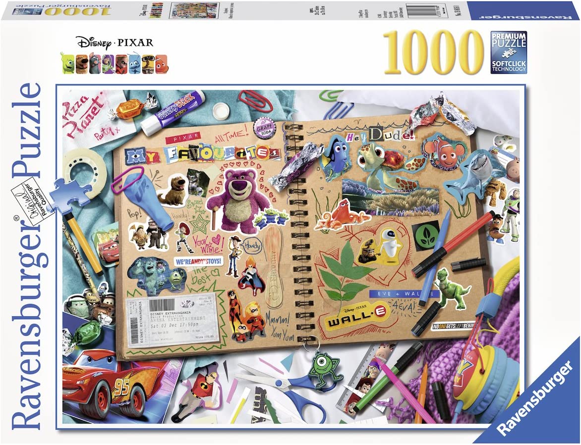 Disney - Pixar Firkafüzet Ravensburger 1000 darabos kirakó puzzle (RA - 19816) - puzzlegarden