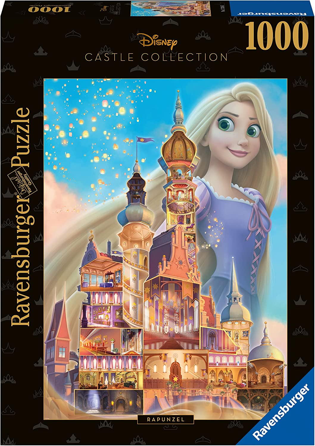 Disney Castle Collection - Aranyhaj Ravensburger 1000 darabos kirakó puzzle (RA - 17336) - puzzlegarden