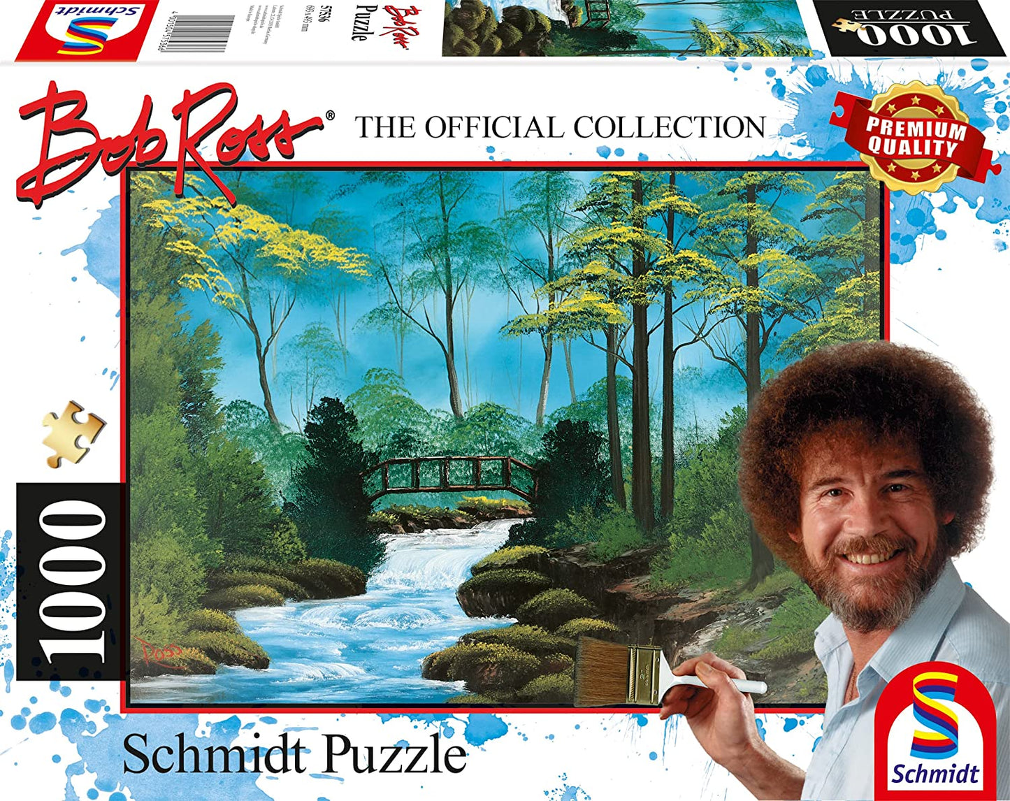Bob Ross - Elhagyatott híd Schmidt Spiele 1000 darabos kirakó puzzle (SCH - 57536) - puzzlegarden
