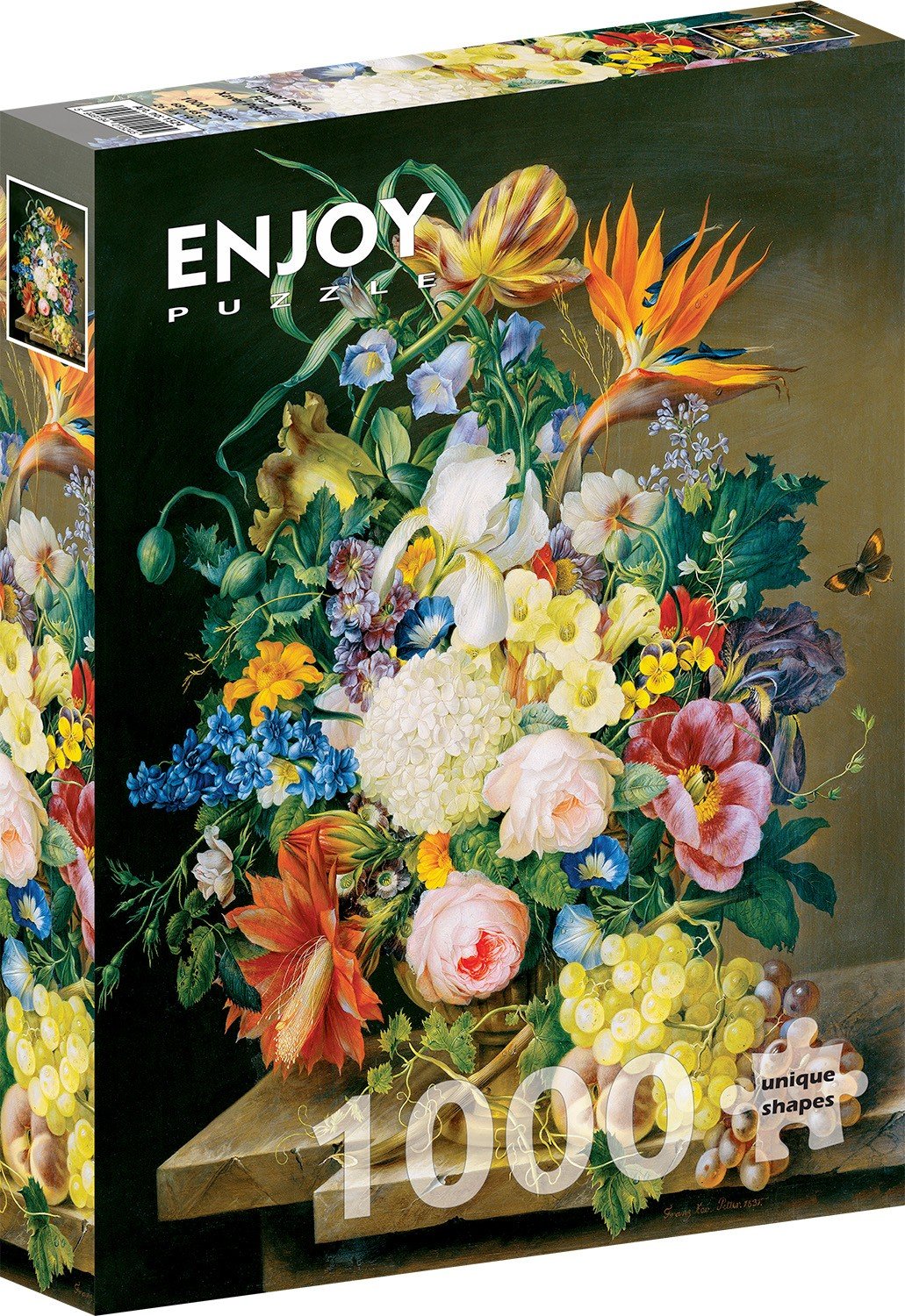 Virágos Festmény Enjoy 1000 darabos kirakó puzzle (EN - 1524) - puzzlegarden