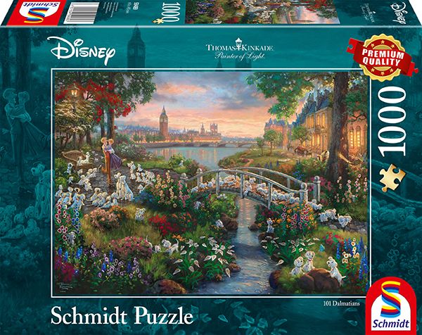 101 Kiskutya Schmidt 1000 darabos kirakó puzzle (SCH-59489 4001504594893) - puzzlegarden