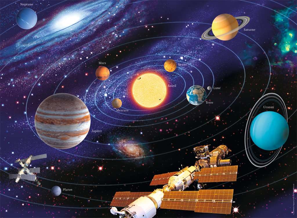 The Solar System 500 darabos Ravensburger puzzle kirakó (14926)