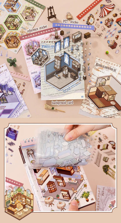 15 in 1 Matricakönyv Barna - matricajelenet Simno 15 darabos kirakó puzzle (SN-6941776325857) - puzzlegarden