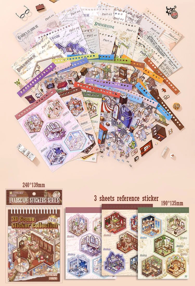 15 in 1 Matricakönyv Barna - matricajelenet Simno 15 darabos kirakó puzzle (SN-6941776325857) - puzzlegarden