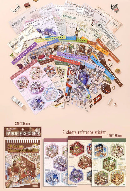 15 in 1 Matricakönyv Barna - matricajelenet Simno 15 darabos kirakó puzzle (SN-6941776325857) - puzzlegarden