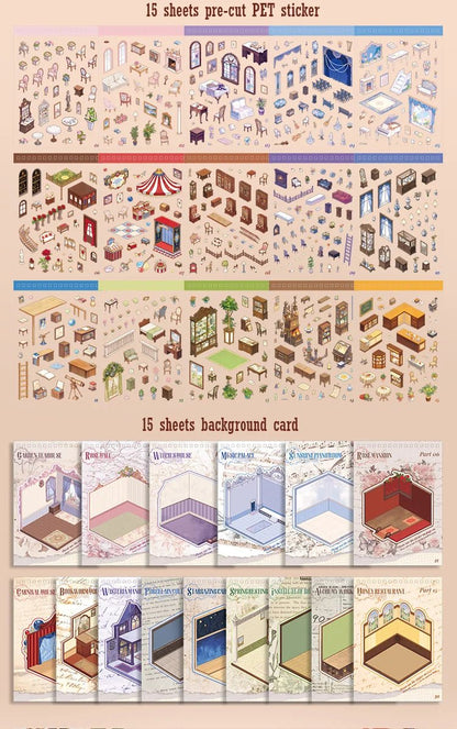 15 in 1 Matricakönyv Barna - matricajelenet Simno 15 darabos kirakó puzzle (SN-6941776325857) - puzzlegarden