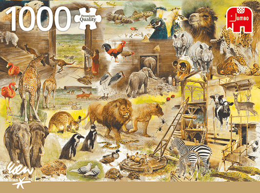 A Bárka Építése Jumbo 1000 darabos kirakó puzzle (JU - 18854) - puzzlegarden