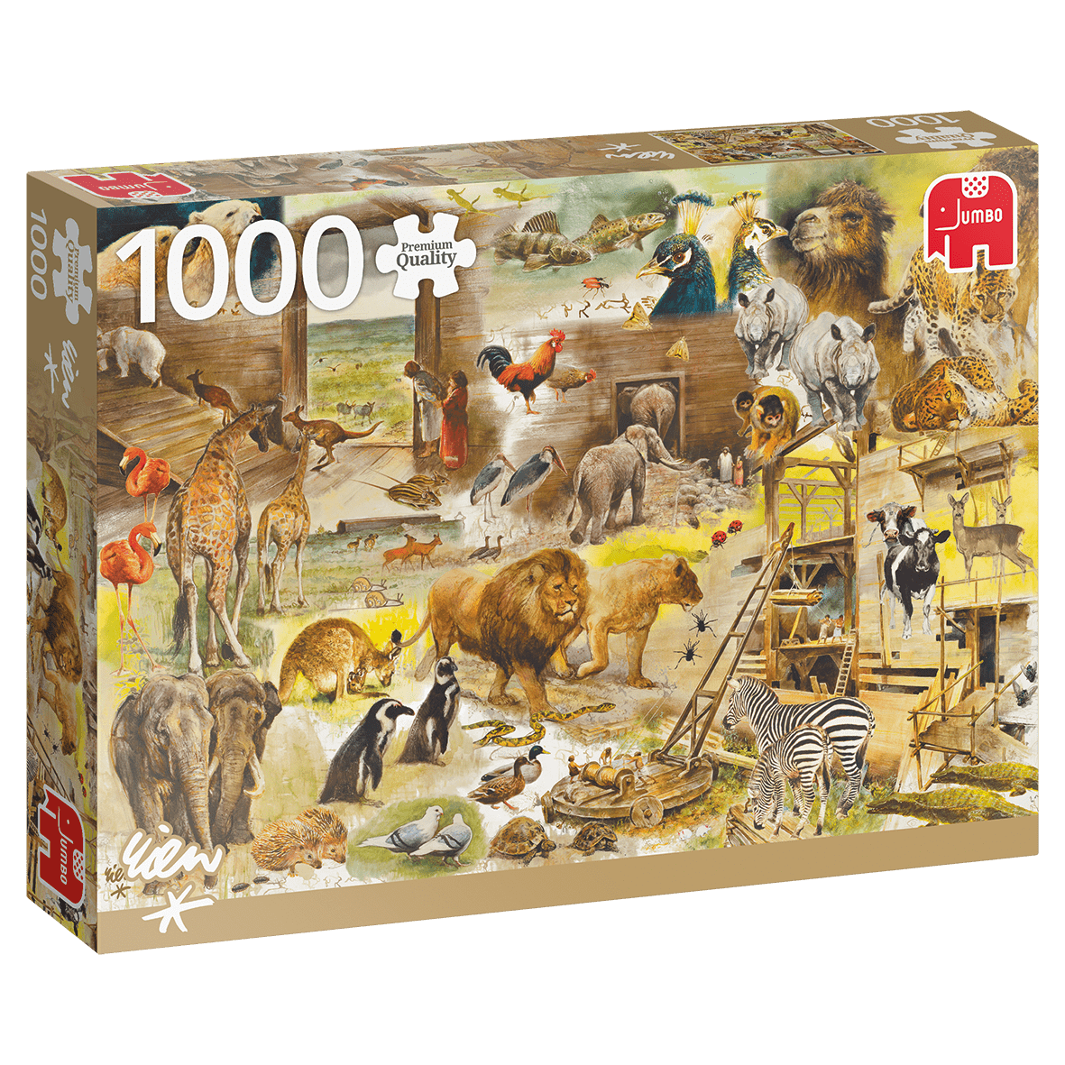 A Bárka Építése Jumbo 1000 darabos kirakó puzzle (JU-18854 8710126188545) - puzzlegarden