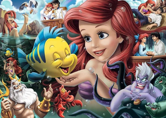 Disney Princess Collector's Edition - Ariel Ravensburger 1000 darabos kirakó puzzle (RA-16963 4005556169634) - puzzlegarden