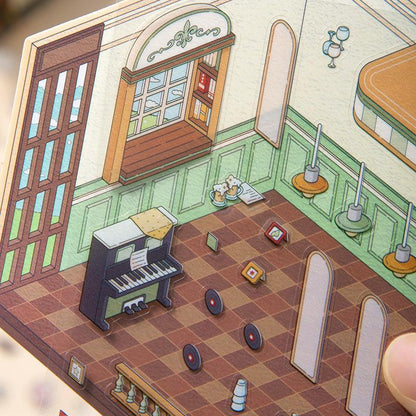 Zenei bár - matricajelenet