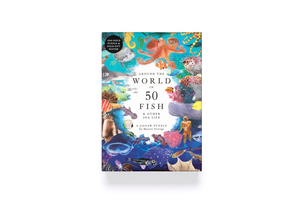 50 hal a világ körül Laurence King 1000 darabos kirakó puzzle (LK - 9781399620031) - puzzlegarden