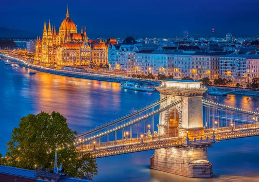 Budapest éjszaka Castorland 500 darabos kirakó puzzle (C - B - 53940) - puzzlegarden