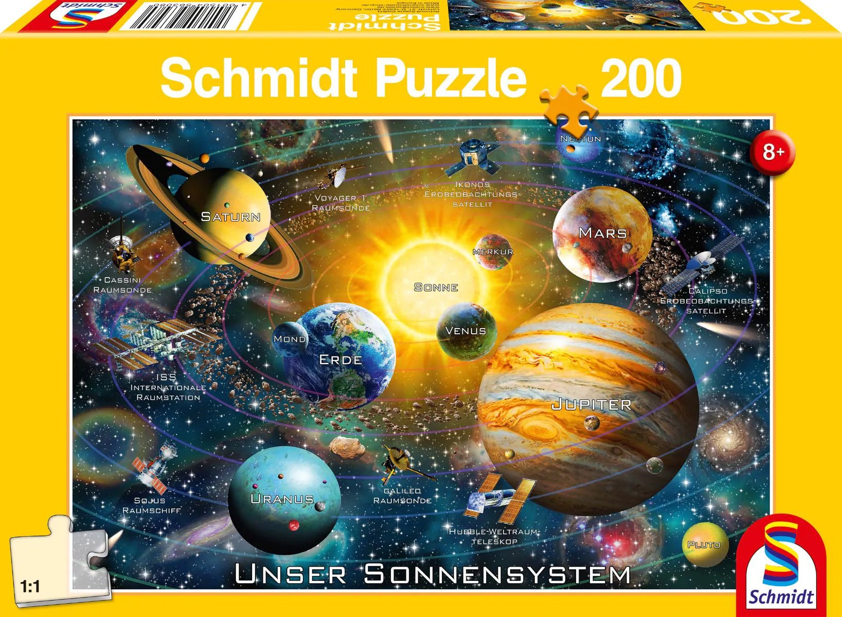 Our Solar System 200 darabos Schmidt puzzle kirakó (56308)