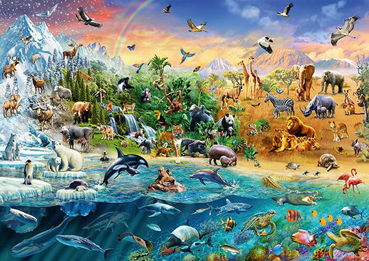 Az Állatok Világa Schmidt Spiele 1000 darabos kirakó puzzle (SCH - 58324) - puzzlegarden
