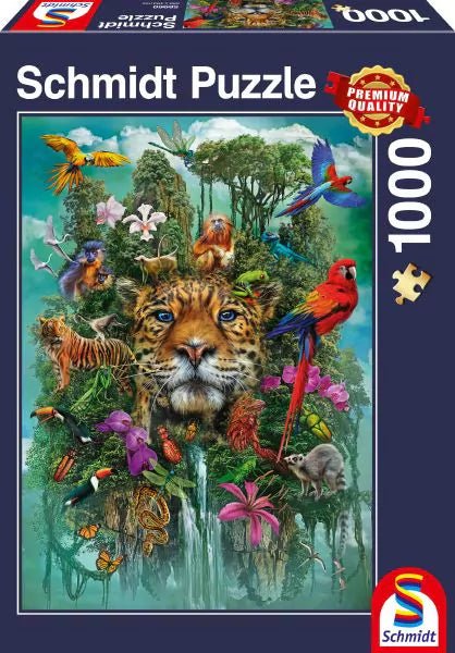 Az őserdő királya Schmidt 1000 darabos kirakó puzzle (SCH-58960 4001504589608) - puzzlegarden