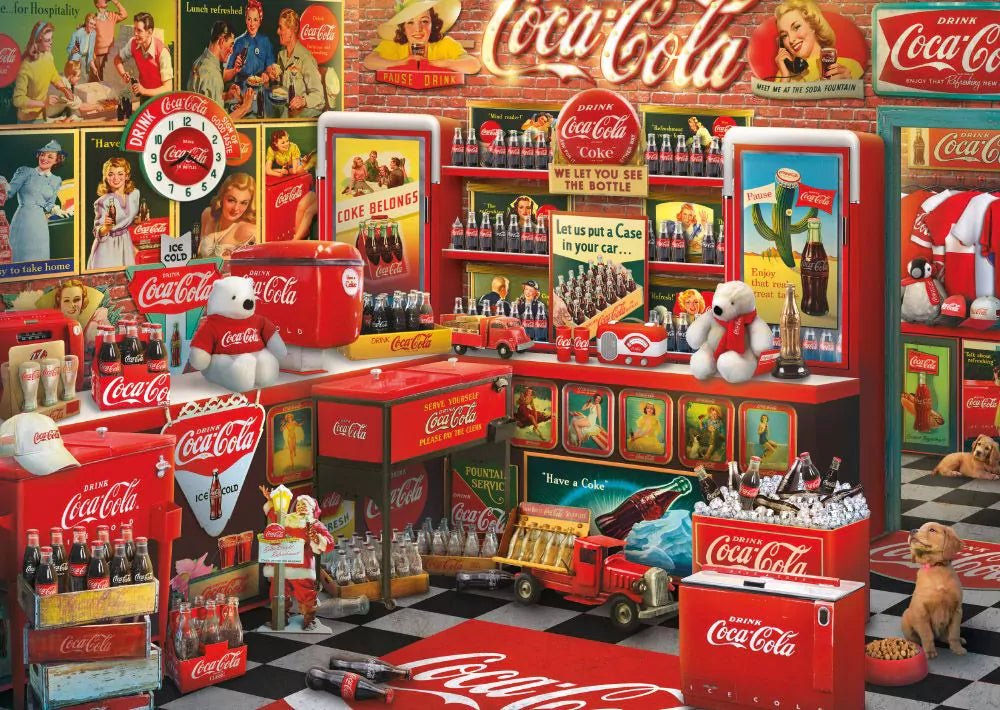 Coca-Cola Nosztalgia Kisbolt Schmidt 1000 darabos kirakó puzzle (SCH-59915 4001504599157) - puzzlegarden